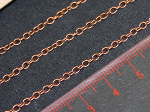 5 Fuß kleine Kabelkette Rundkabelkette 2x3 mm in 6 Farben erhältlich - Bild 11 von 23