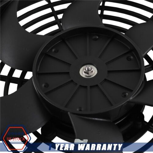 2X 10" inch Universal 1750CFM Electric Radiator 12V Slim Cooling Fan Push Pull - Picture 14 of 19