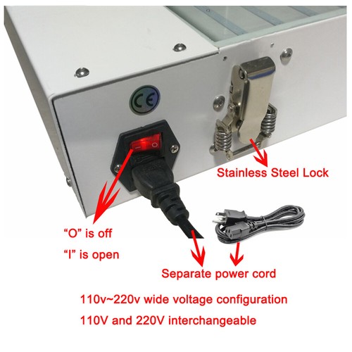 24.8in x 32.6in Tabletop Precise 120W Vacuum UV LED Exposure Unit US Stock - Picture 9 of 10