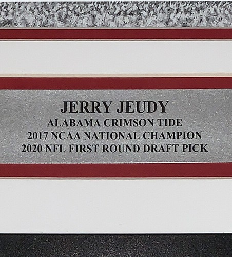 Foto autografata Jerry Jeudy Alabama 16x20 JSA COA incorniciata #1 NFL pick plate - Foto 5 di 6