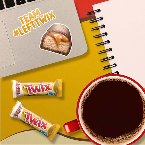 Twix Caramel Fun Size Chocolate Cookie Candy Bars, 18.28 oz Bag - Picture 6 of 24
