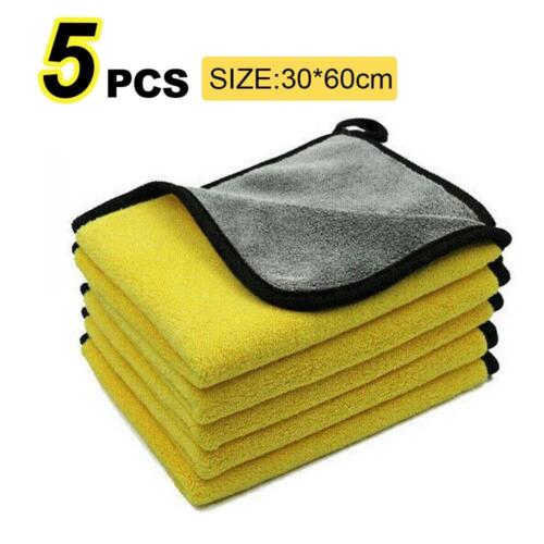 Car Wash Microfiber Towel 30x30/60cm Car Cleaning Drying Cloth Hemming Car Care - Picture 27 of 28