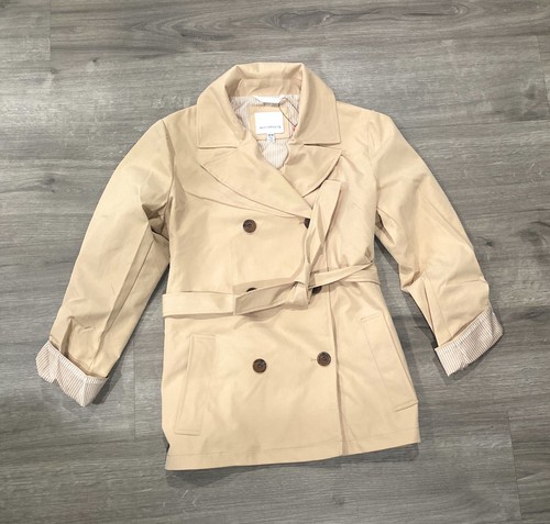 Weatherproof Women’s Double-Breasted Trench Coat Jacket Belted Polyester Lined P - Picture 13 of 16
