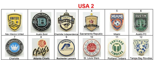 Badge Pin: Football clubs - of the USA and Canada   part 2  /CONCACAF/.