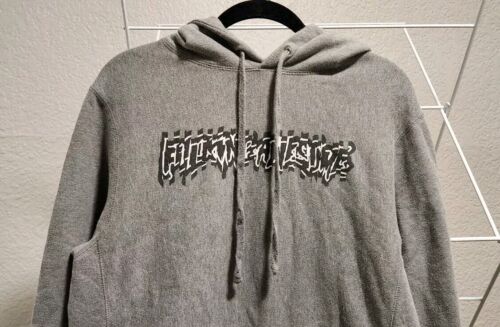 FuckingAwesome FA Shockwave Logo Sudadera con Capucha Polar Suéter Gris Mediano Monopatín - Imagen 4 de 16