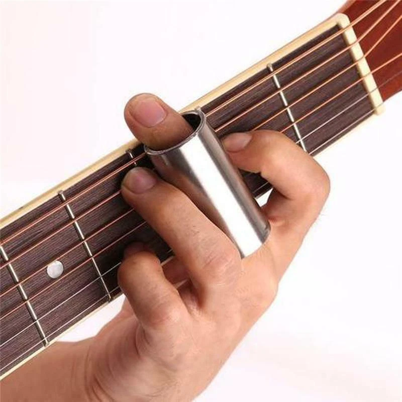 Guitar metal finger slide deals