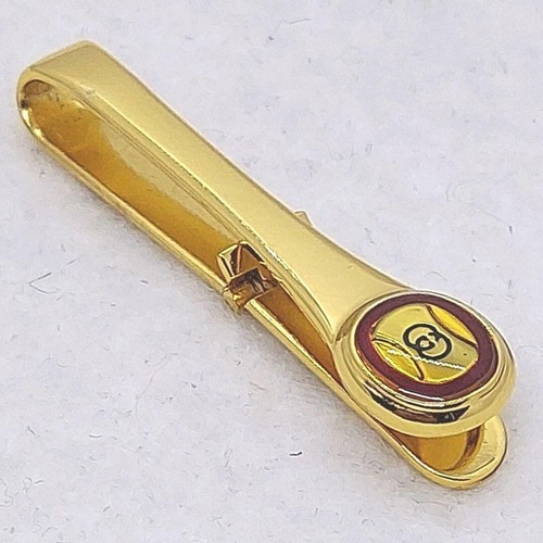 Gucci Tie Pin Gold-Colored with Case - Picture 3 of 10