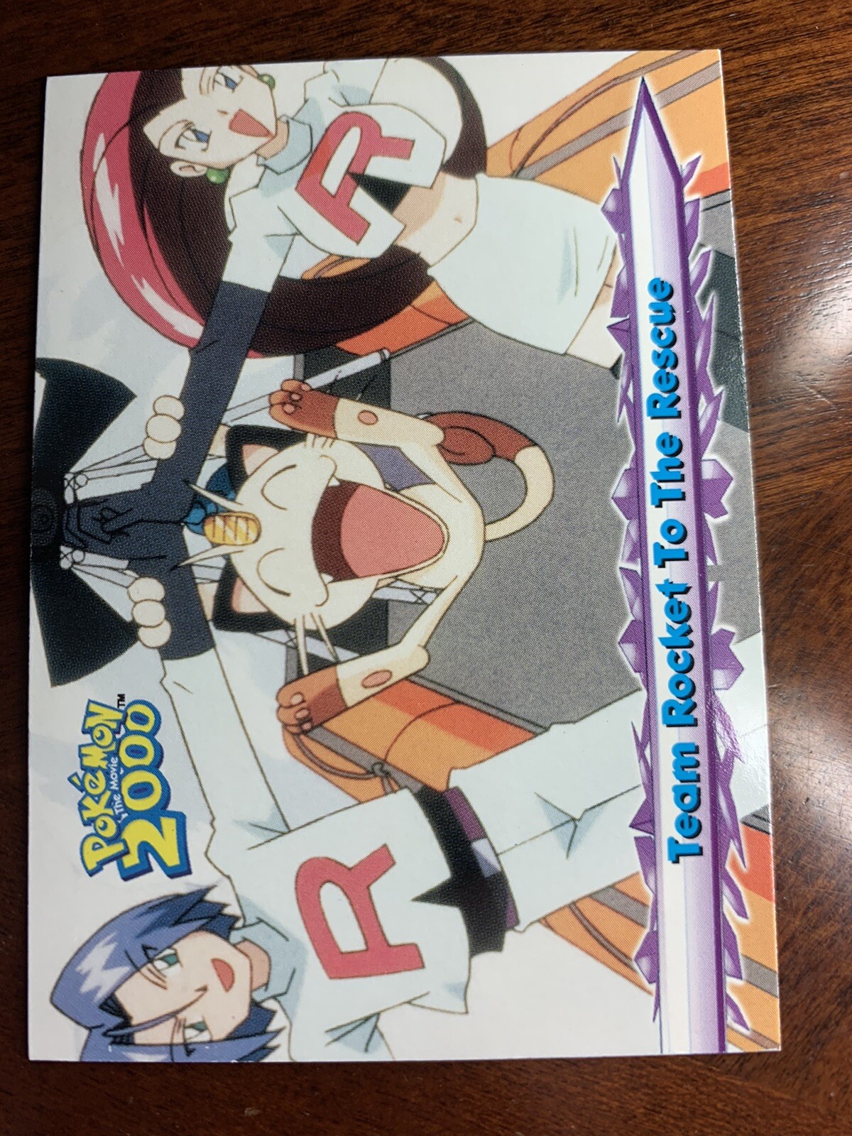 Topps Pokemon the Movie 2000 #50 Team Rocket To The Rescue FREE COMBINED SHIP