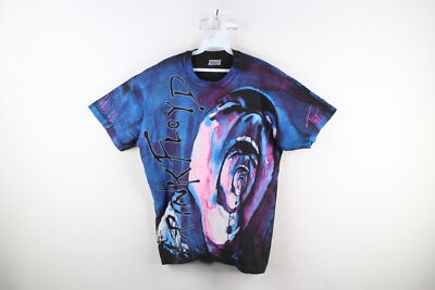 Vintage 90s Mens Large All Over Print The Wall Pink Floyd