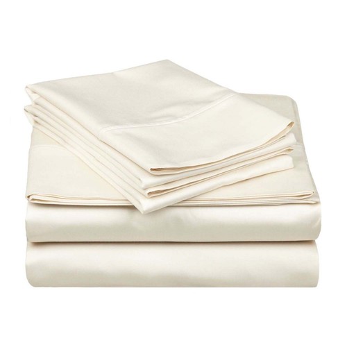 Egyptian Cotton Blend 530 Thread Count Solid Duvet Cover & Pillow Sham Set - 第 27/44 張圖片