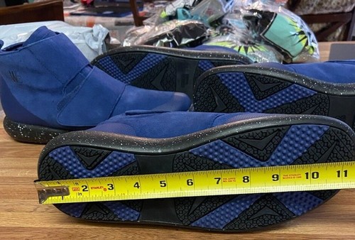HOMBRE talla 10 Original Worldboots Puntera Suave Botas Tenis AZUL Cuero - Imagen 23 de 33