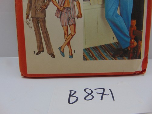 Pajamas Shorts Shirt Pants Mens Sz 42-44 Simplicity 6381 Sewing Pattern Uncut - Picture 3 of 7