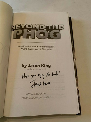 2011 Beyond The Phog Kansas Basketball by Jason King Signed Hardcover With DJ - Picture 3 of 8