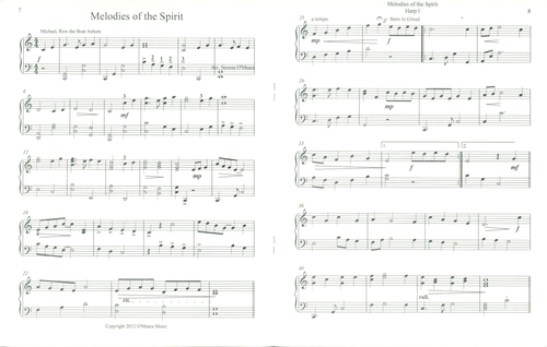Melodies of the Spirit Sheet Music Harp Duet 2012 Serena O'Meara Intermediate - Picture 5 of 6
