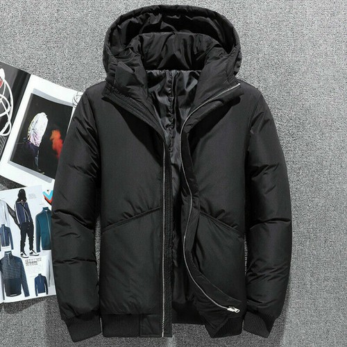 Herren Ente Daunenjacke Kapuzenjacke Outwearlinie Puffer Parka Verdicken Winter- - Bild 11 von 17