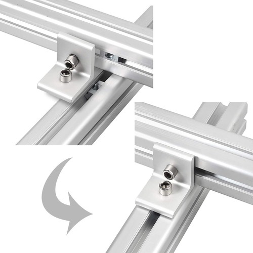 10x Aluminium Winkel Eckwinkel 40x40x36mm für 40x40 Nut 8 Aluprofile Silber - Bild 5 von 12