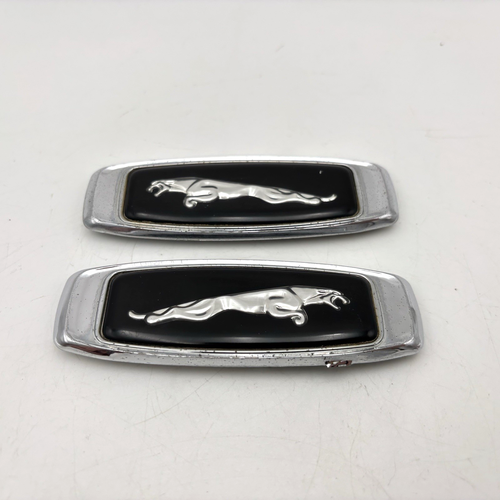 1986-1996 Jaguar XJS XJ6 Left & Right Side Fender Emblem Badge Logo OEM - Picture 2 of 7