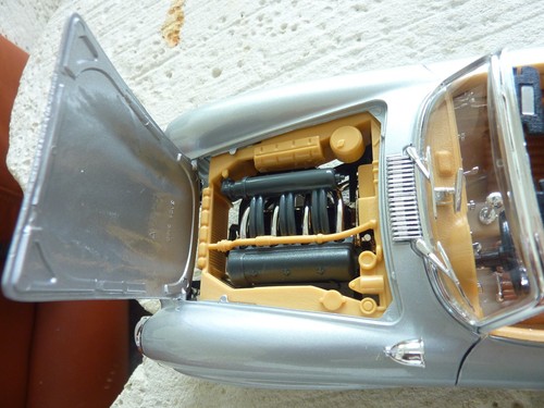 Bburago Mercedes Benz Silver 300 SL Roadster W/ Luggage Rack 1:18 - Rare - Picture 14 of 16