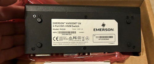 Emerson Avocent SV220 2 Port DVI-I KVM Switch With Power Supply NEW in Box - Picture 3 of 6