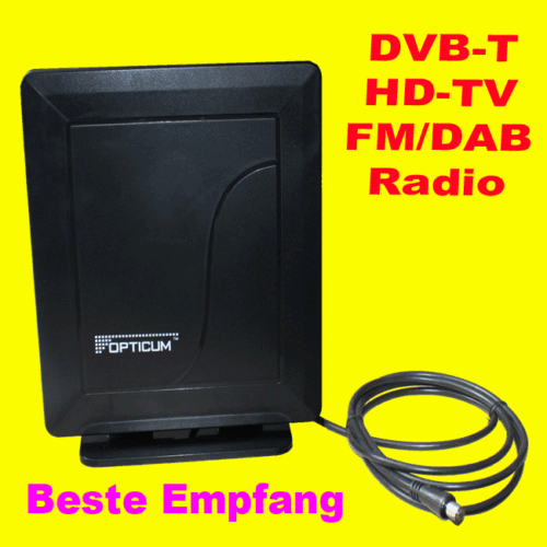 Antenna da Camera DVB-T con Amplificazione TV Terrestre DAB Radio Ricezione Digitale - Foto 2 di 4