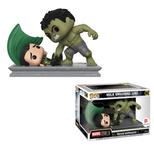 Funko Pop! Moments Marvel Hulk Smashing Loki Walgreens Exclusive - Picture 1 of 1