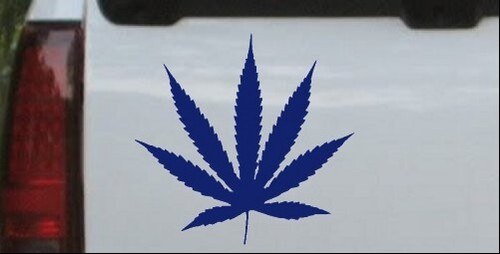 Marijuana Pot Leaf Car or Truck Window Laptop Decal Sticker - Imagen 21 de 32