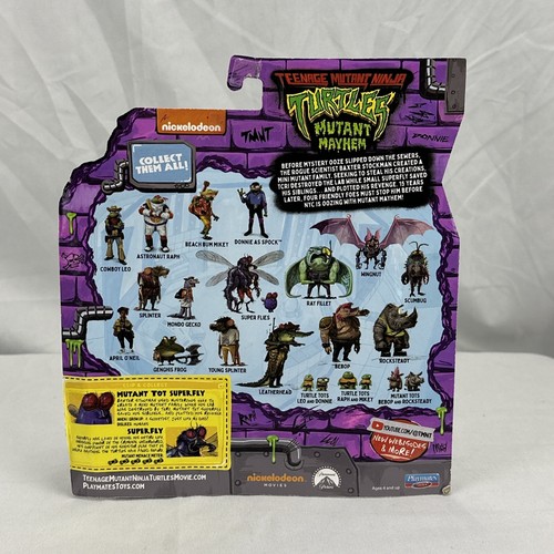 Teenage Mutant Ninja Turtles Mutant Mayhem Super Flies Fly Guy & Small Fry NEW - Picture 4 of 13