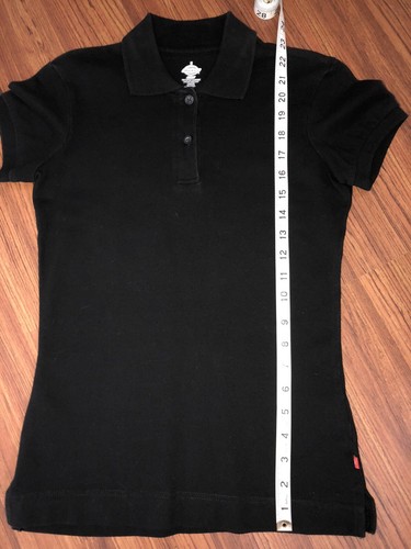 Girl’s Black Dickies Polo Shirt size Small - Picture 3 of 7