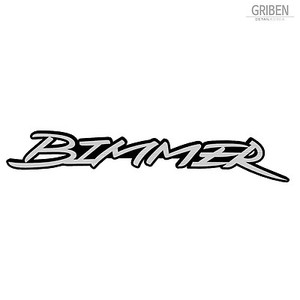 Griben Car Nickname Bimmer Emblem Badge 4.7 inch 30202 B for BMW