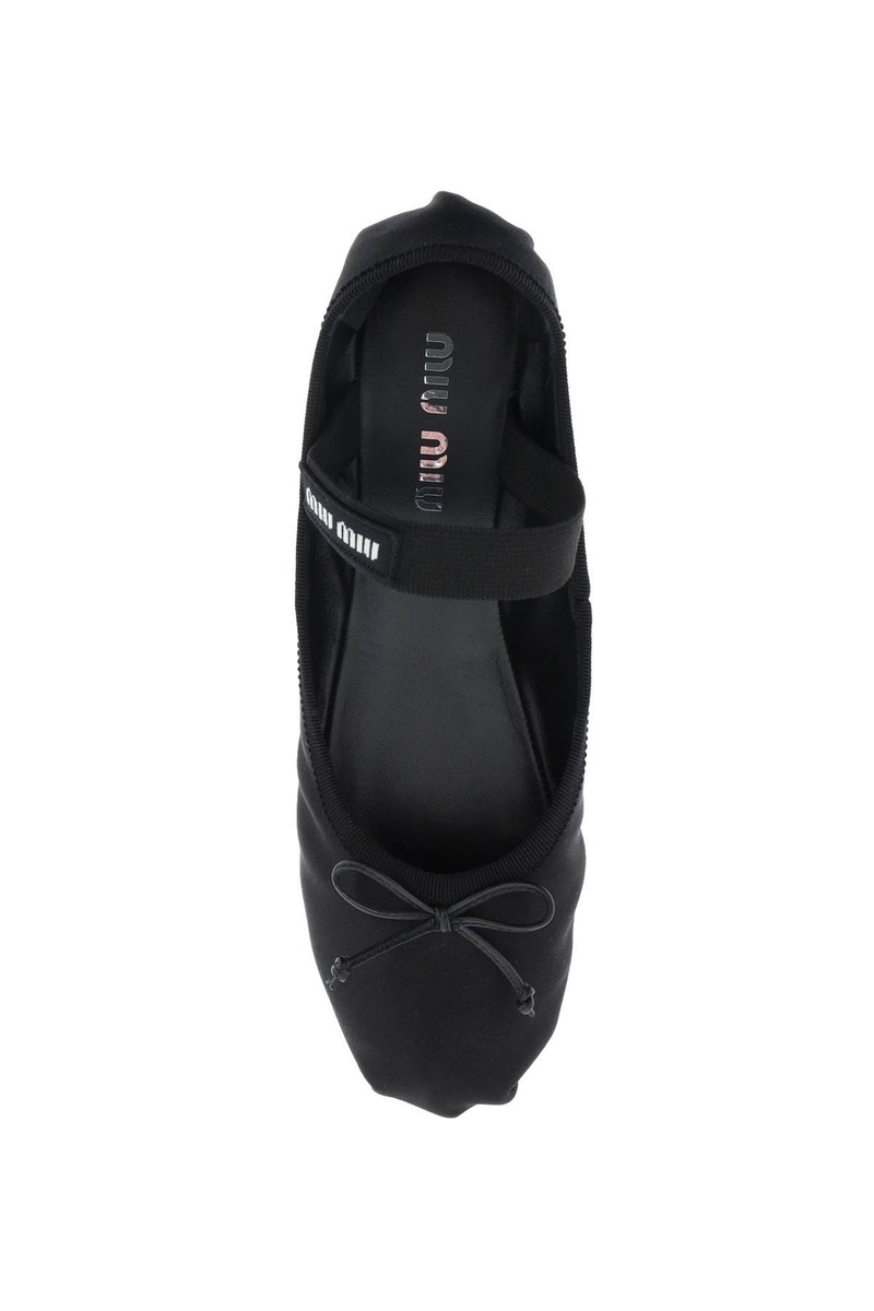 MIU MIU 5F794DQU6F0002 関税送料込 Ballerinas MIU MIU Woman Tg. 9 US 5F794DQU6 F0002 Black | eBay