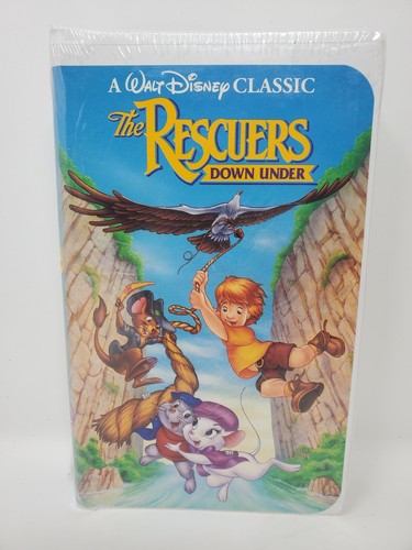 The Rescuers Down Under VHS Black Diamond Walt Disney The Classics New/Sealed - Picture 1 of 6