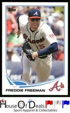 2013 Topps #105 Freddie Freeman Atlanta Braves Baseball Card