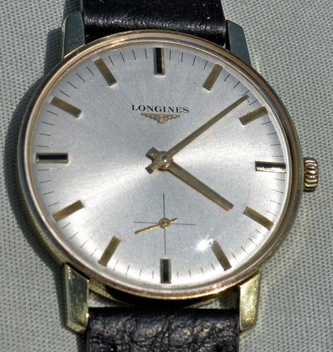 Rare Watch Longines Gold Plated Manual Winding Caliber 490 Period Years' 60 - Picture 4 of 24