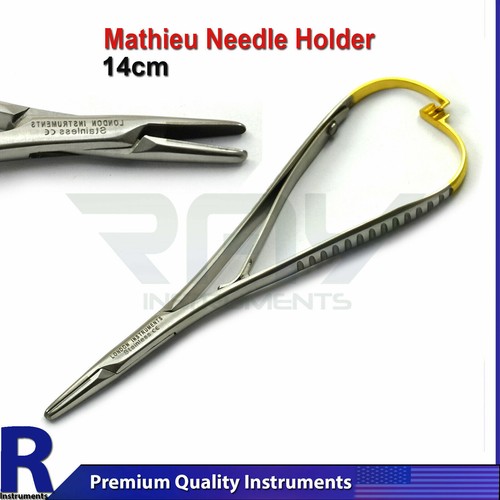 Dental Surgical Castroviejo Needle Holder Forceps Orthodontic Hard Wire Cutters - Picture 7 of 8