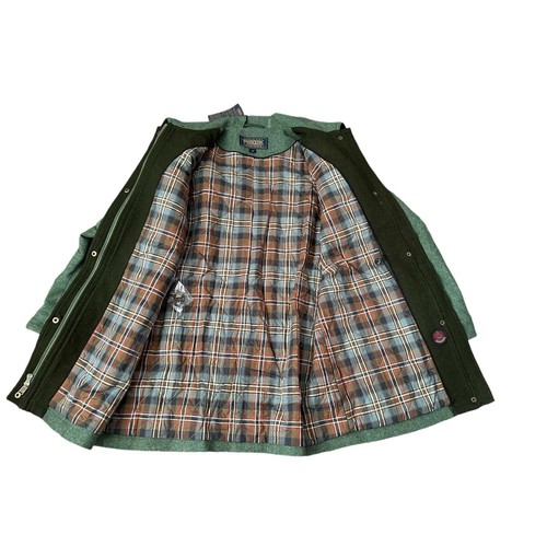 Chaqueta Abrigo Pendleton Verde Salvia Lana Cremallera Completa Mujer Talla 10 - Imagen 3 de 8