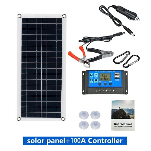1000W Solar Panel 12V Solar Cell 10A-100A Controller Solar Plate Outdoor Battery - Picture 14 of 30