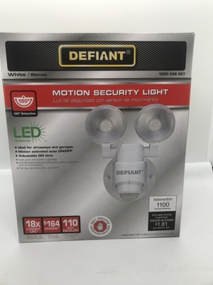Defiant LED Motion Sensor Security Light 180 Degree Outdoor Flood