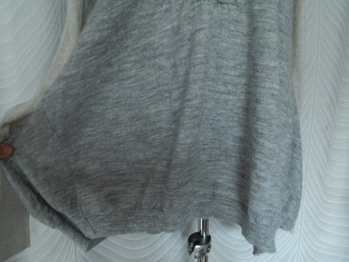High Use Pullover grau Wolle Alpaka Mischung Tunika Größe S - Bild 7 von 12