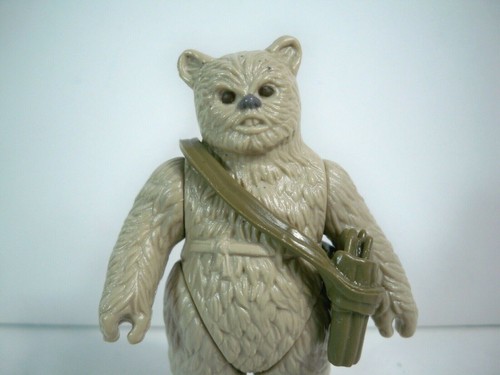 K21i00092 WAROK EWOK W/ CARD & COIN 1984 STAR WARS POTF 100% COMPLETE VINTAGE - Picture 9 of 12