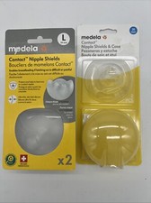 New Medela Combo Contact Nipple Shields Protection 4pcs Total 20mm 24mm FreeS H