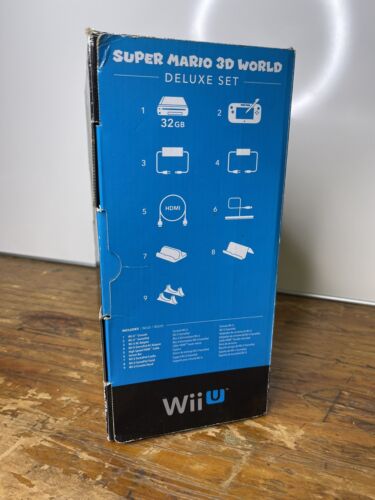 Nintendo Wii U Super Mario 3D World Deluxe Set BOX ONLY - Picture 3 of 9