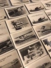 Lot of 49 Original WWII B W Photos Aviation Bombers Battleships Etc 2.75x1.75  