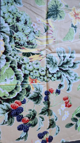 The Twigs- 100% Cotton Fabric Sample-"Haymarket"-34"×26"-1980-a3523 - Picture 4 of 5