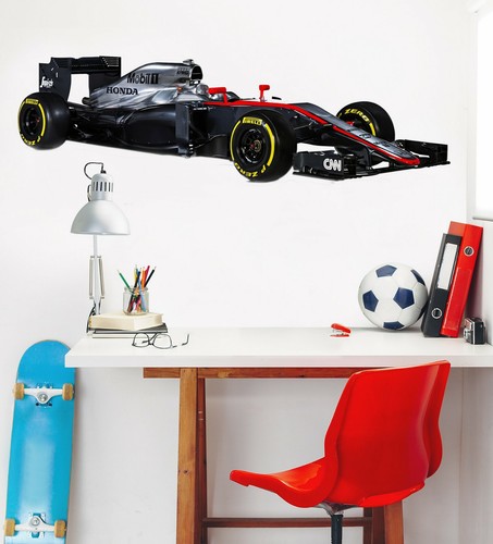 3D Sports Car P49 Car Wallpaper Mural Poster Transport Wall Stickers Zoe - Imagen 1 de 6