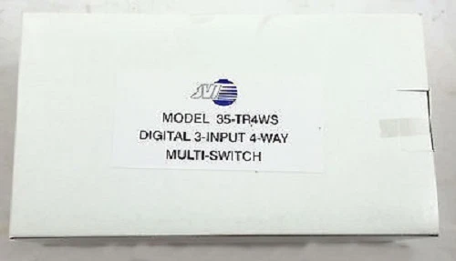 JVI 35-TR4WS 3X4 Multi Interruptor TV Satélite/Cable, Plato, TV Directa  Foto 3 de 4