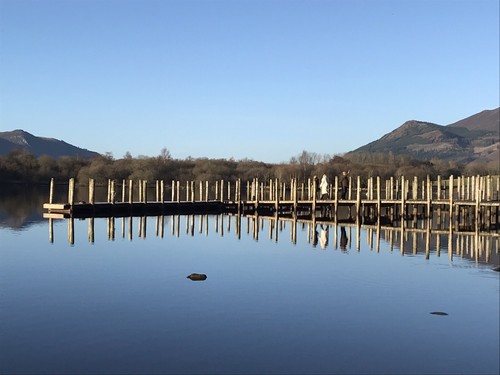 Karte: "Derwentwater Lake District" #8 Winter, Landungsreflexionen + Katzenglocken - Bild 6 von 17