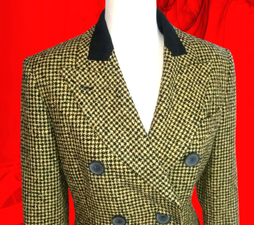 Giacca Mondi vintage pied de poule TG 34 87% lana 13% nylon affilata! - Foto 2 di 9