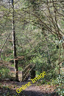 Foto 12x8 Fußgängerbrücke an der Stelle von Keyes Mill \ / Herings Mill Colt's Hill c2012