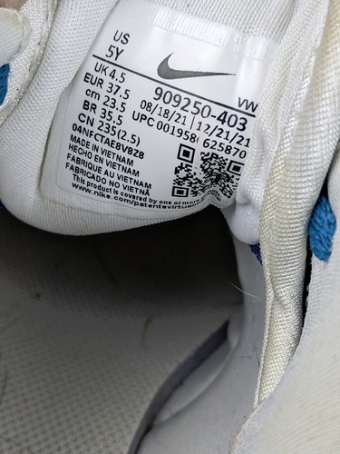 Nike Roshe G Golf Sneakers Giovanili 5Y 37.5 Blu Teal Maglia Spike 909250-403 - Foto 6 di 9