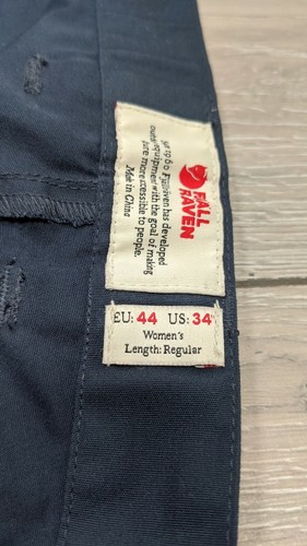 Pantaloni da donna Fjallraven High Coast Fall G-1000 - EU 44 taglia 16 cielo notturno - Foto 9 di 12